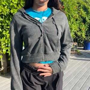 Brandy Melville cropped zip up